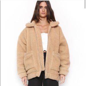 I AM GIA teddy coat